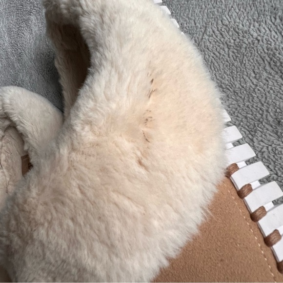 Ilse Jacobsen Tulip Faux Fur Lined Slip-On Open Mule Slippers Latte Sz 37 - Picture 7 of 15
